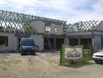 Wiązary Inter-Lers na budowie największego domu pasywnego w Polsce